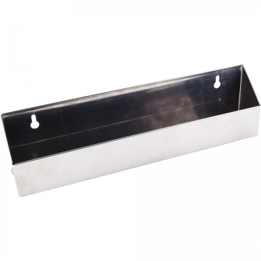 11-11/16" Stainless Steel Tipout Replacement Tray