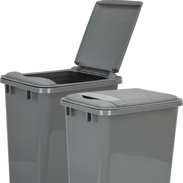 Gray Lid for 50 Quart Plastic Waste Container