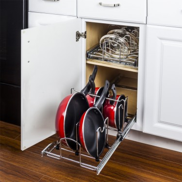Cookware Organizer for 15" Base Cabinet