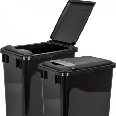 Black Lid for 35 Quart Plastic Waste Container