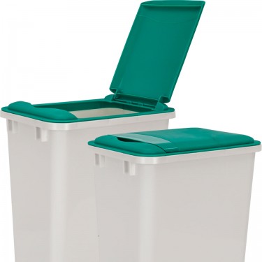 Green Lid for 50 Quart Plastic Waste Container