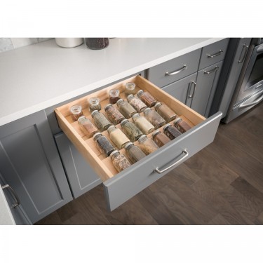 15-1/4" Spice Tray Organizer for Drawers